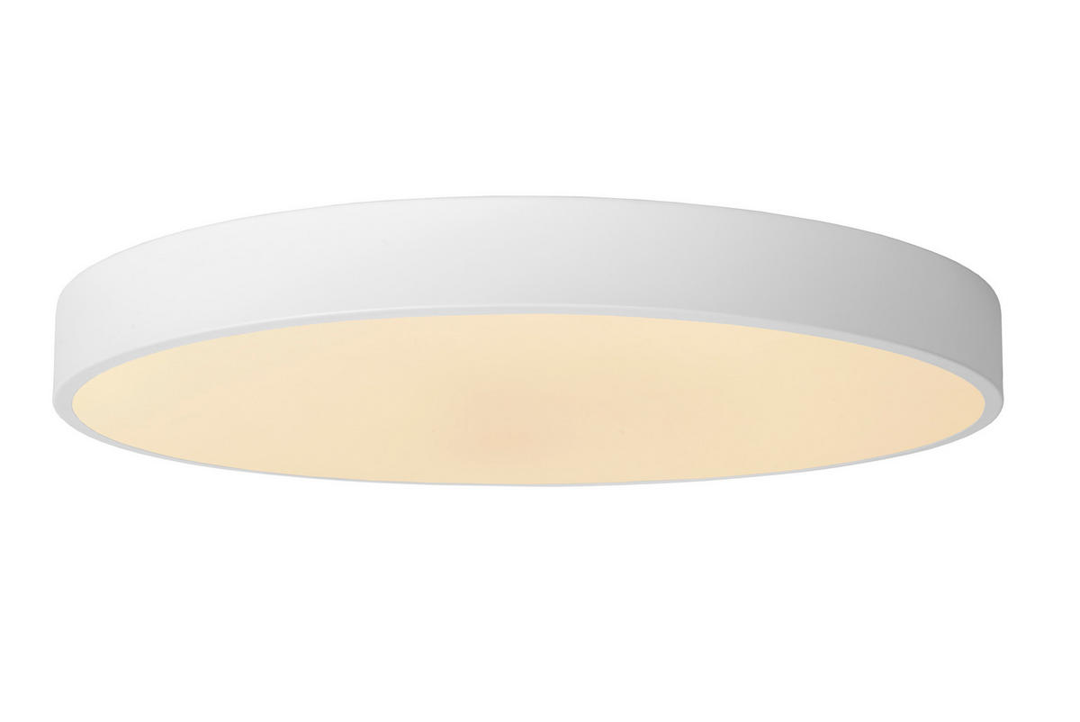 LED-DECKENLEUCHTE UNAR 49.5/49.5/5 cm   - Weiß, KONVENTIONELL, Kunststoff/Metall (49.5/49.5/5cm) - Lucide