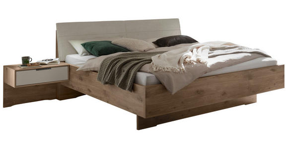 BETTANLAGE - Champagner/Eichefarben, MODERN, Textil (180/200cm) - Venda