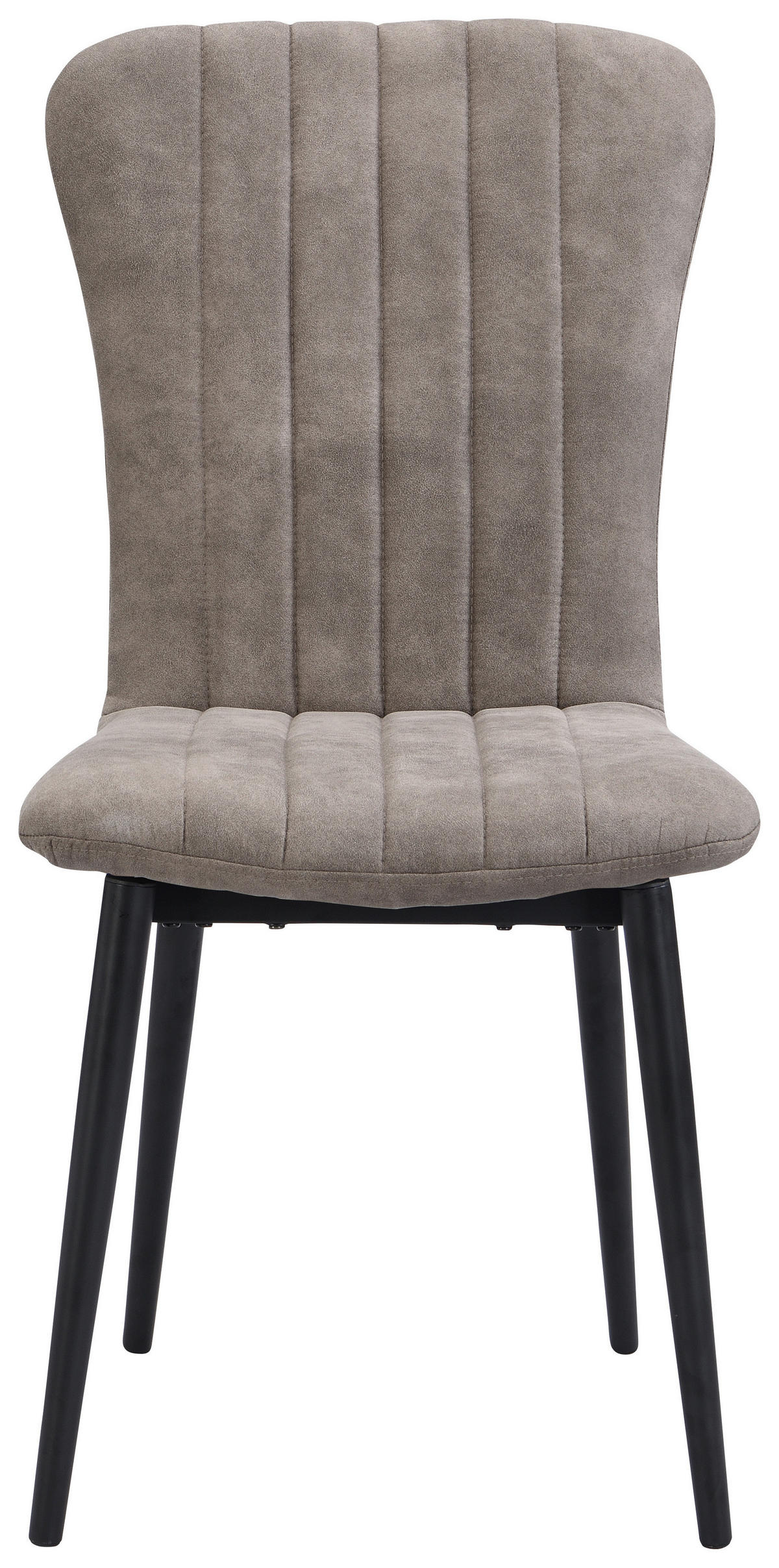 STOL, kovina, tekstil rjava, črna  - črna/rjava, Design, kovina/tekstil (48/62/90cm) - Hom`in