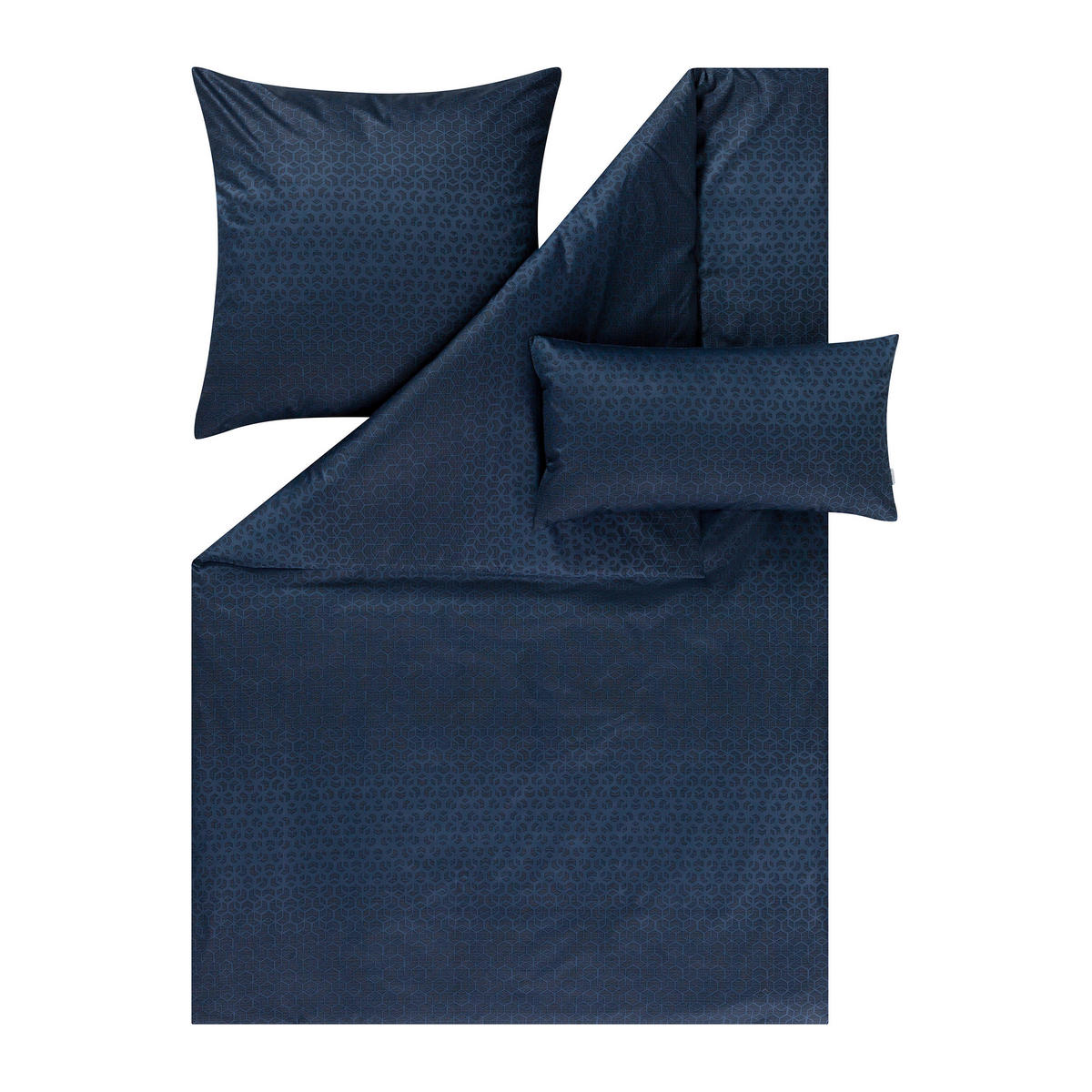 POSTELJNINA Exquisit 140/200 cm saten modra  - modra, Konvencionalno, tekstil (140/200cm) - Estella