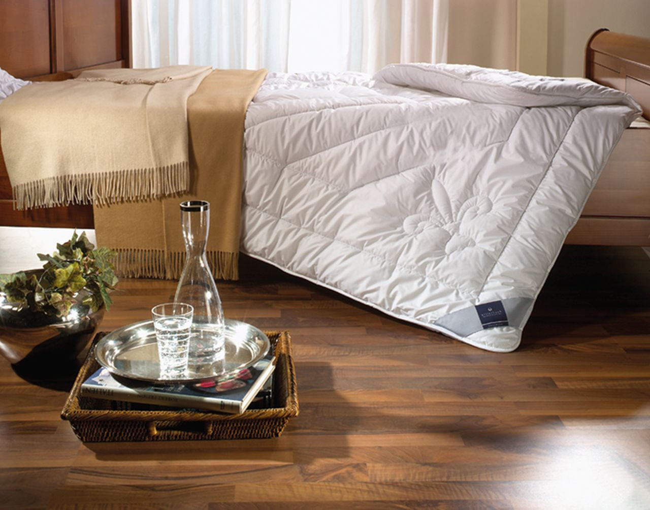 WINTERDECKE  Contessa Duo  135/200 cm   - Champagner, Basics, Textil (135/200cm) - Billerbeck