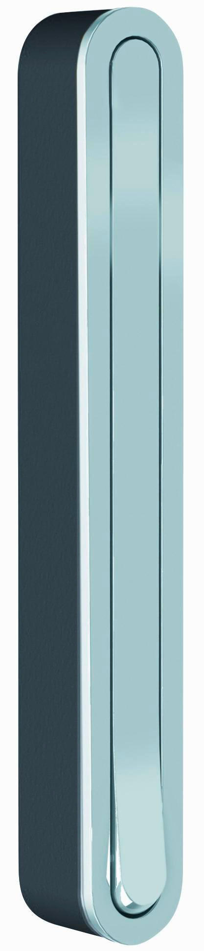 WANDHAKEN  in Multicolor, Schwarz, Silberfarben  - Silberfarben/Multicolor, Design, Kunststoff/Metall (2,1/16/2,1-15,6cm)