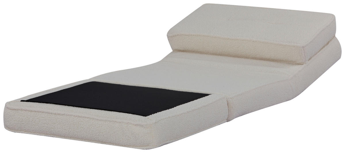 SCHLAFSESSEL in Teddystoff Weiß  - Weiß, MODERN, Textil (74/61,5/80cm) - MID.YOU