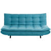 SCHLAFSOFA in Türkis  - Türkis/Schwarz, Design (194/100/90cm) - Ti'me
