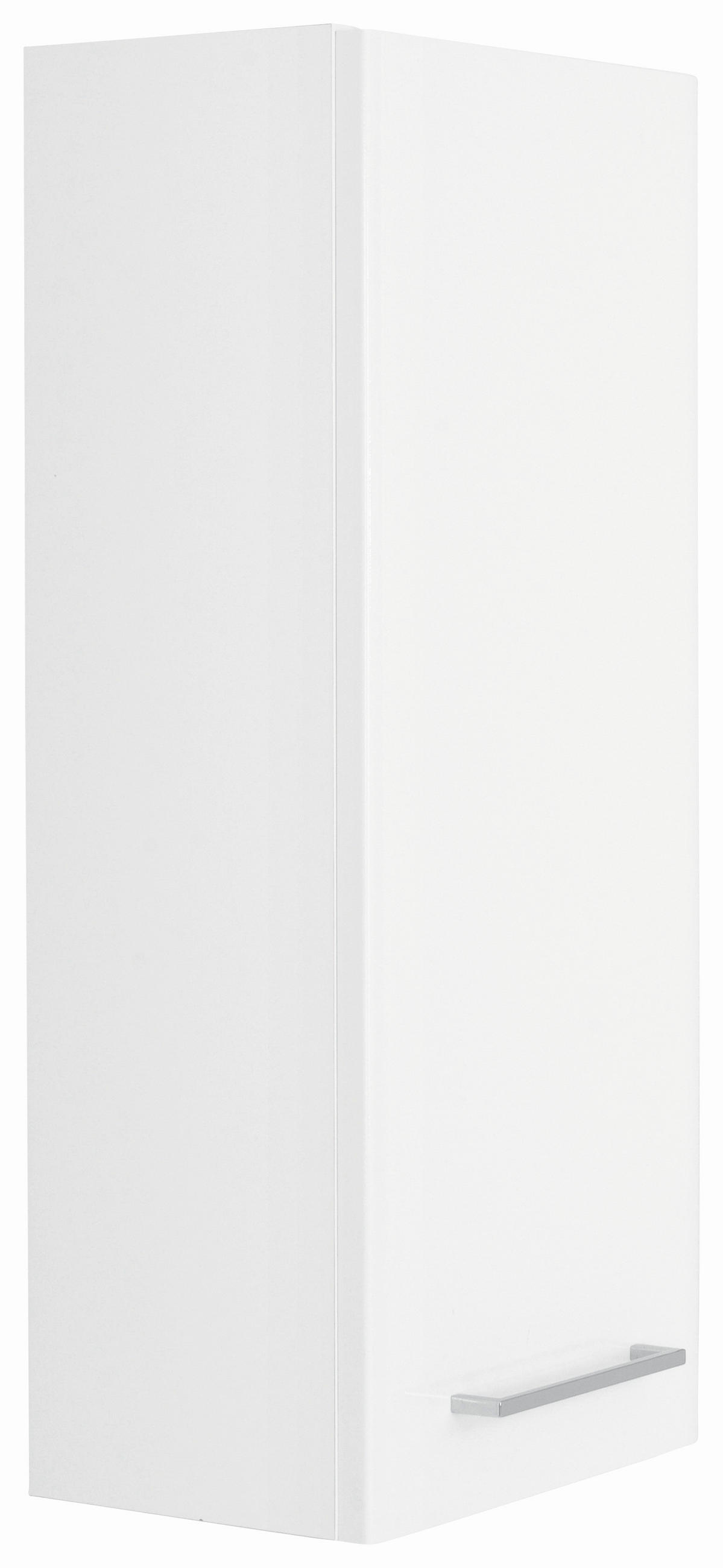 HÄNGESCHRANK 30/70/20 cm  - Chromfarben/Weiß Hochglanz, KONVENTIONELL, Glas/Holzwerkstoff (30/70/20cm) - Carryhome