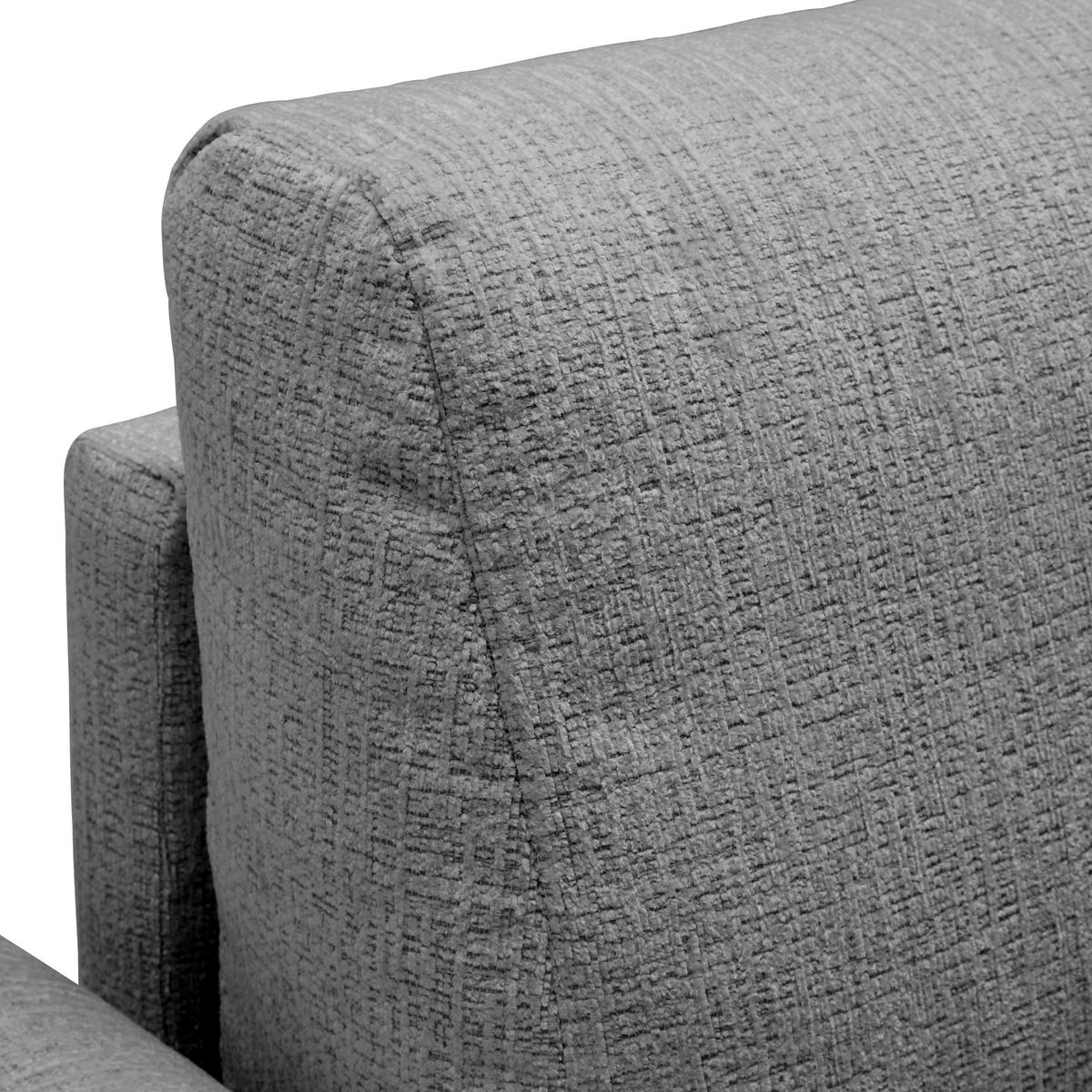 3-SITS SOFFA i vävt tyg antracit  - svart/antracit, Modern, trä/textil (183/85/92cm) - MID.YOU