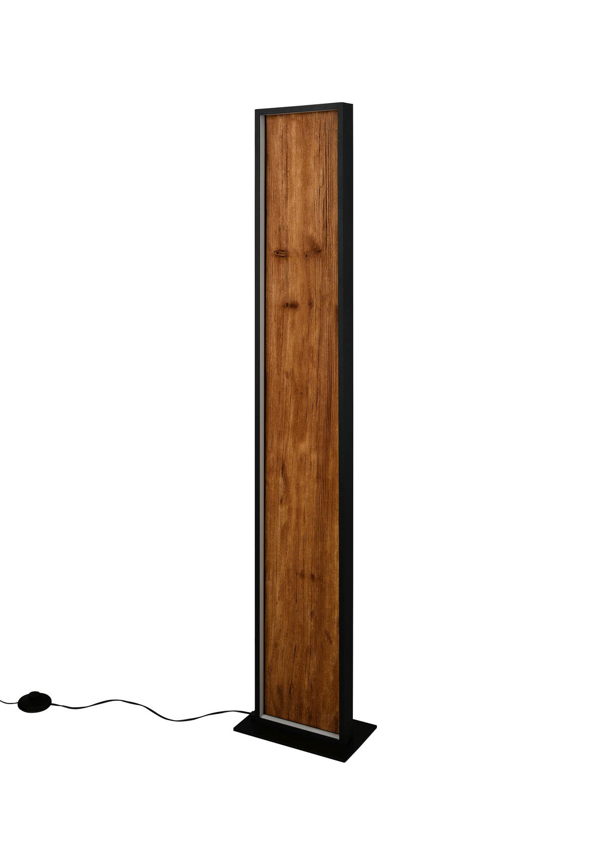 LED-STEHLEUCHTE KALEA 23/15/120 cm   - Schwarz, Natur, Metall (23/15/120cm) - Trio Leuchten