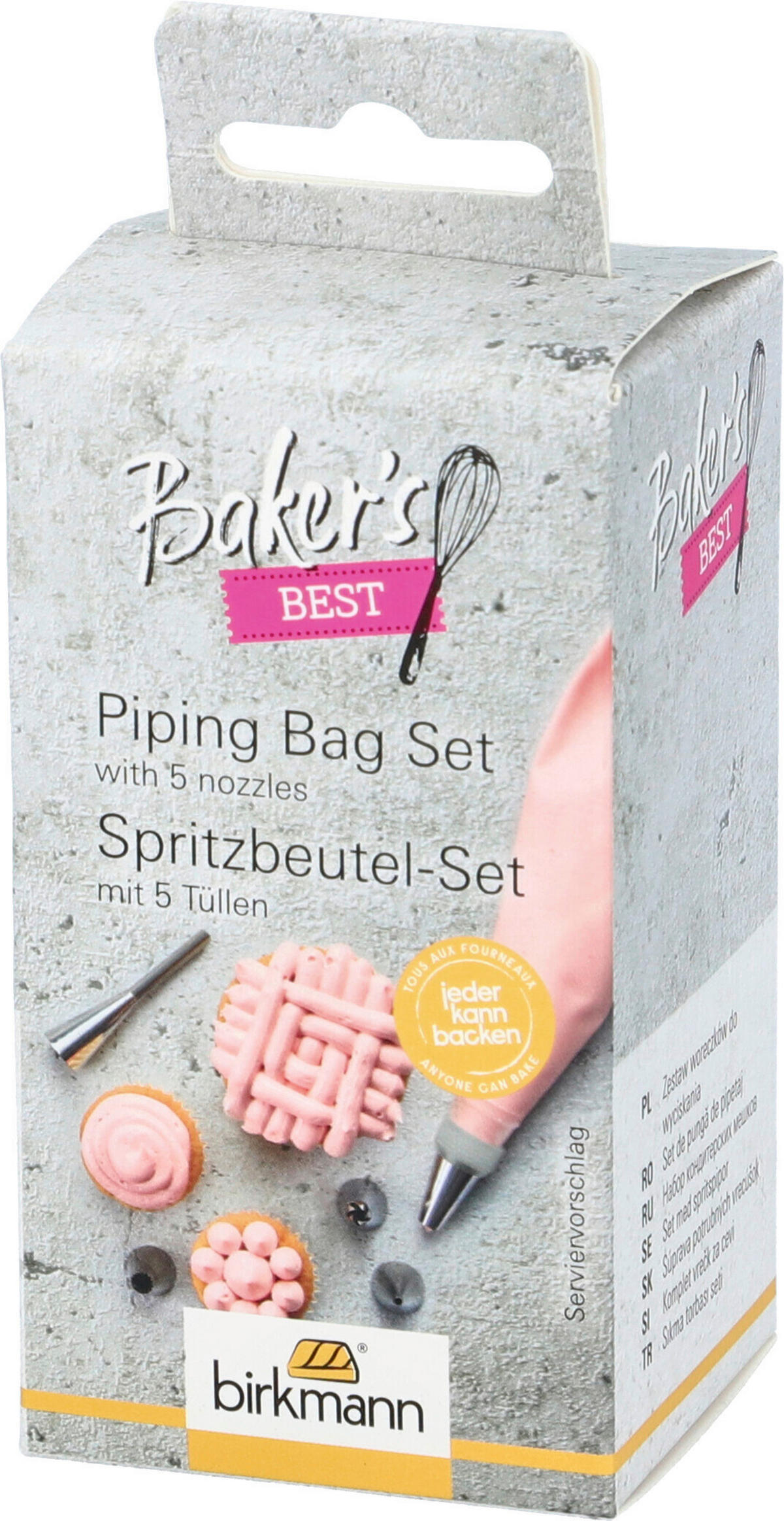 BACKSET - Pastellblau/Hellrosa, KONVENTIONELL, Papier/Kunststoff - Birkmann