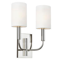 NÁSTENNÉ SVIETIDLO, 28.9/35.9/16.5 cm - niklová, Konventionell, kov (28.9/35.9/16.5cm) - Elstead Lighting