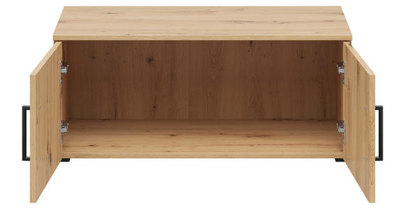 AUFSATZSCHRANK 80/35/40 cm  - Schwarz/Eiche Artisan, MODERN, Holzwerkstoff/Kunststoff (80/35/40cm) - Carryhome