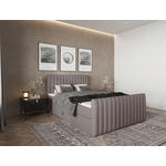 BOXBETT 140/200 cm  in Braun  - Schwarz/Braun, Basics, Kunststoff/Textil (140/200cm) - Carryhome