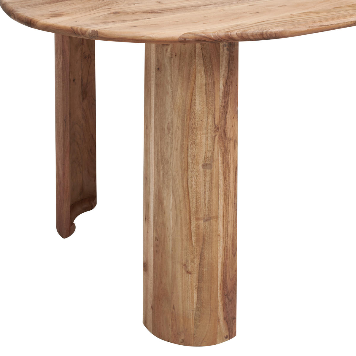 Masă din lemn, 208/100/76 cm,   - culoare natur, Modern, lemn (208/100/76cm) - MID.YOU