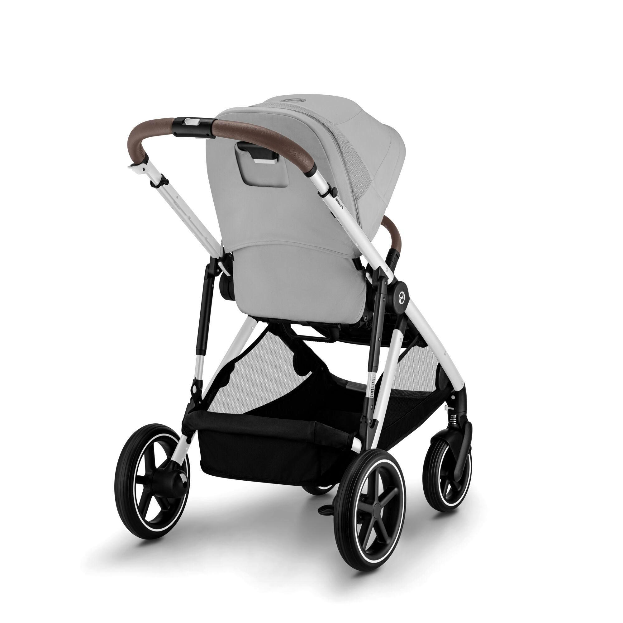 BARNVAGN Gazelle S  - silver/grå, Basics, metall/textil (93-106/65/100-110cm) - Cybex