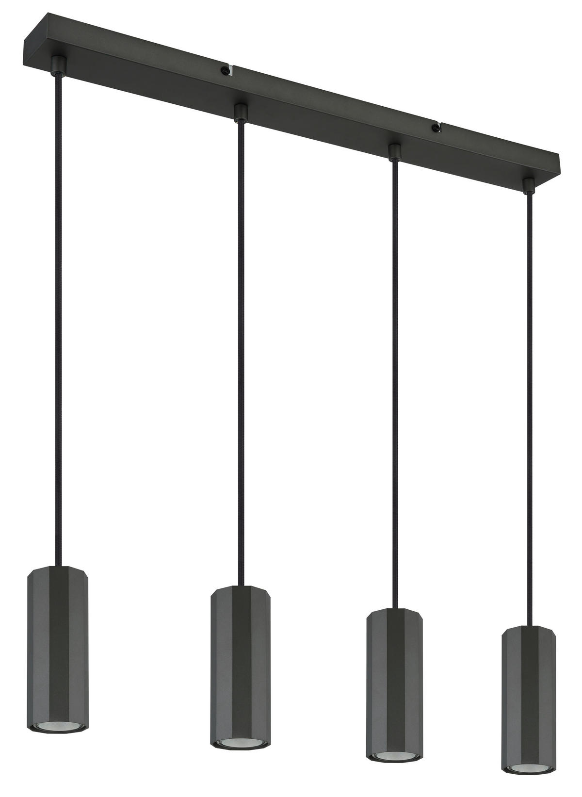 HÄNGELEUCHTE 61/6/120 cm    - Grau, Design, Metall (61/6/120cm) - Globo