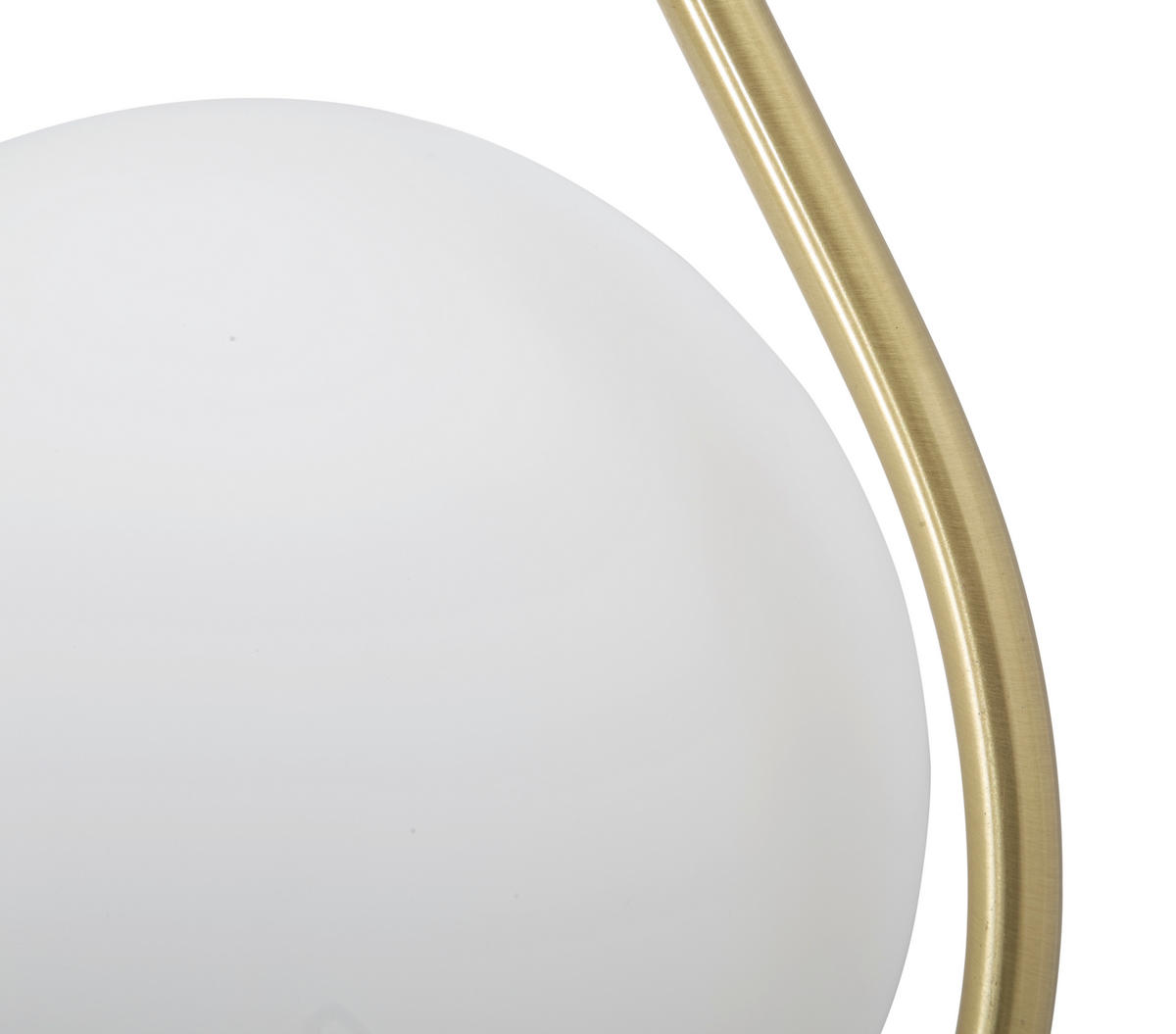 WANDLEUCHTE 24/20/52 cm  - Goldfarben/Weiß, Trend, Glas/Metall (24/20/52cm) - Mauro Ferretti