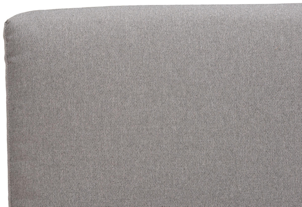 GARTENBANK 177/74,7/73,3 cm  Carbonstahl  - Hellgrau/Schwarz, Design, Textil/Metall (177/74,7/73,3cm) - Ambia Garden