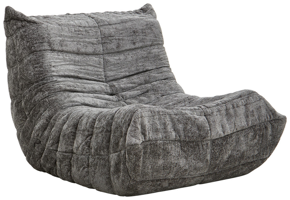 KŘESLO, textil, šedá - šedá, Trend, textil (82/70/105cm) - Livetastic