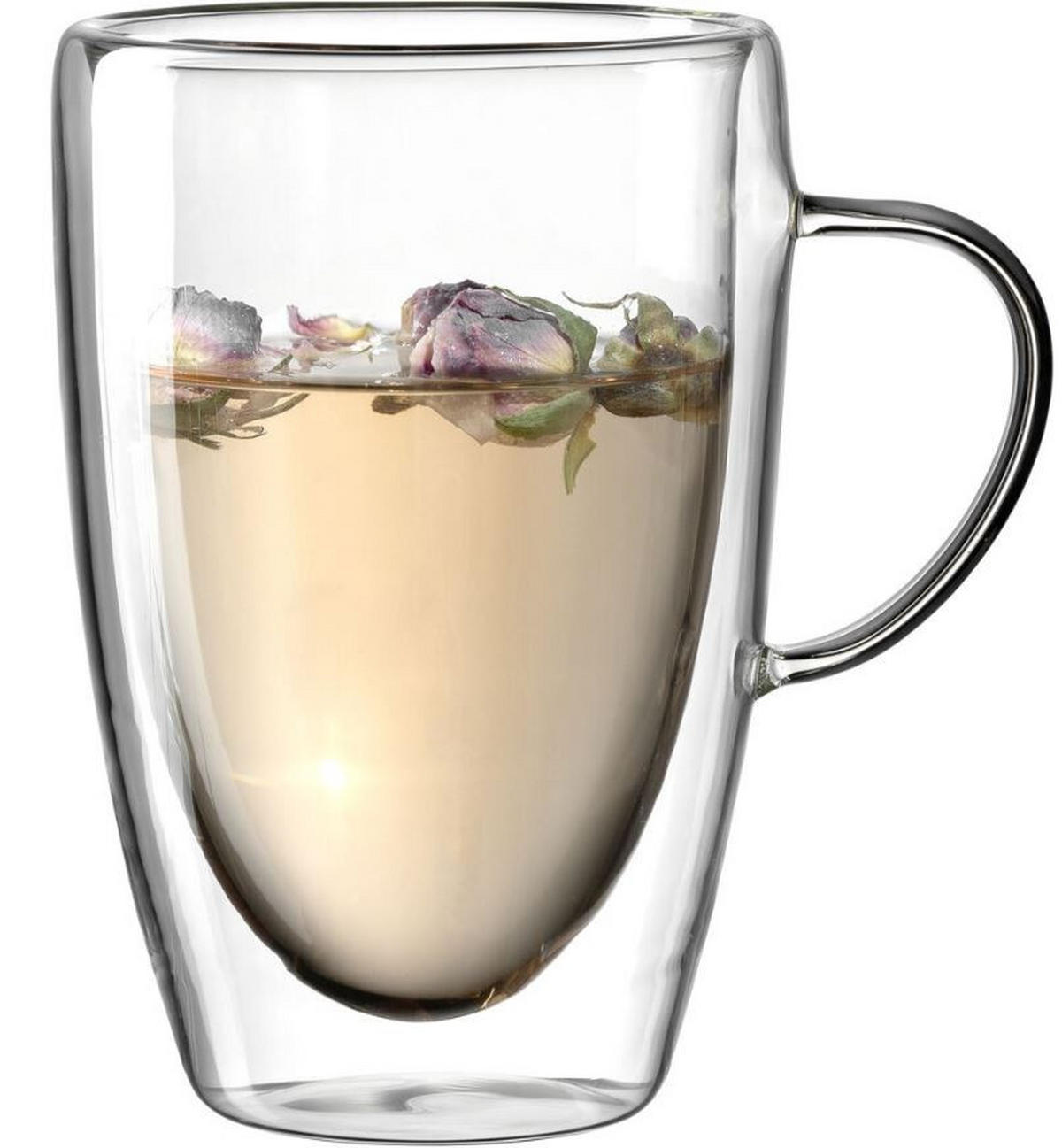 ŠALICA ZA ČAJ  400 ml   DUO   - Design, staklo (400ml) - Leonardo