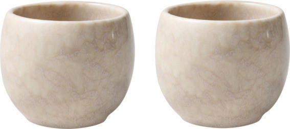 EIERBECHERSET Perlemor sand Keramik  - Sandfarben, LIFESTYLE, Keramik (5,5/5,5/4,5cm) - like.Villeroy & Boch