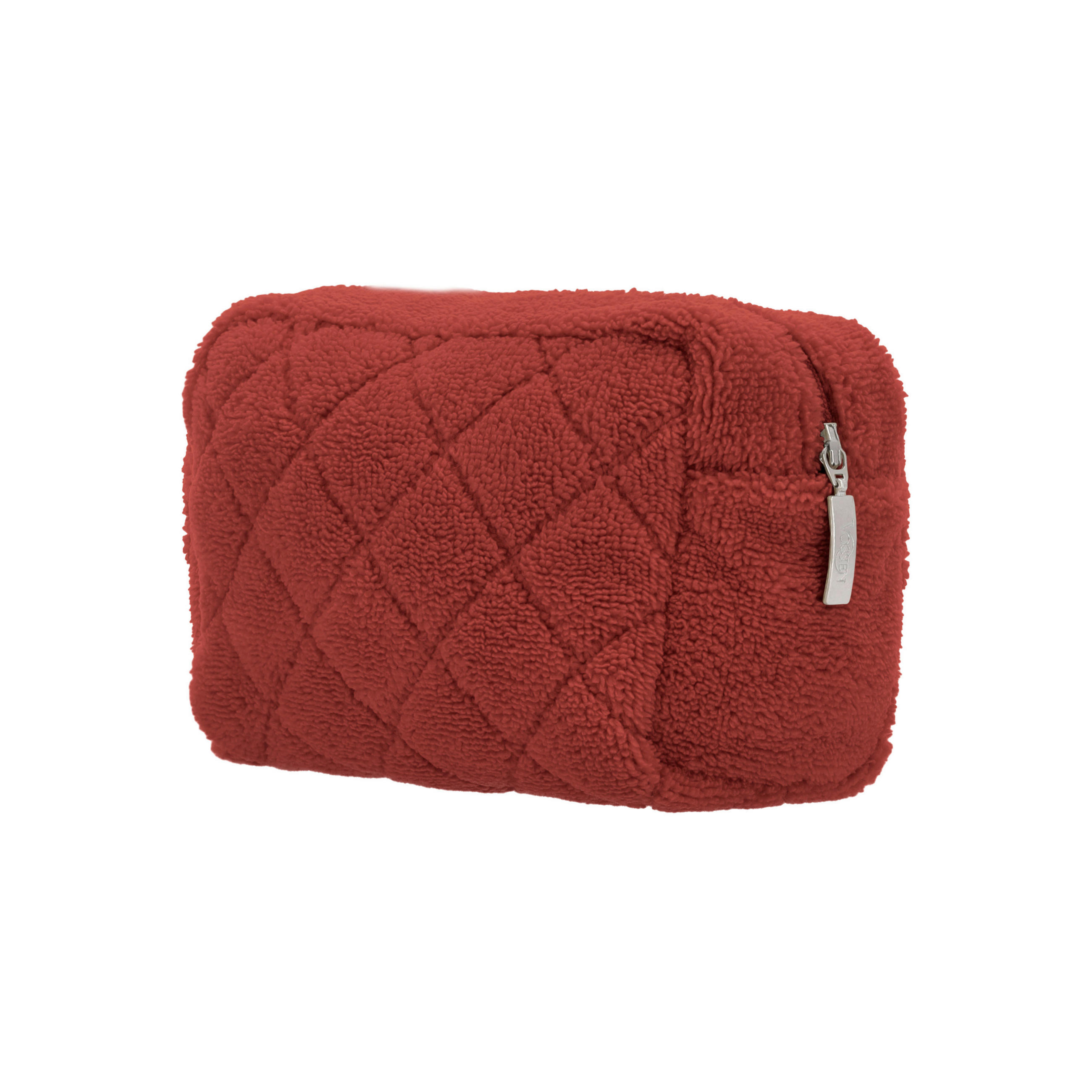 KOSMETIKTASCHE - Braun, Basics, Textil - Vossen
