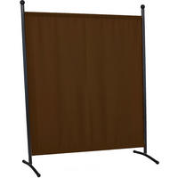 SICHTSCHUTZ - Braun/Grau, Basics, Textil/Metall (178/178/51cm) - Boxxx
