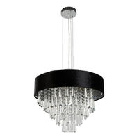 PENDELLEUCHTE Glamour 45.5/35/45.5 cm   - Chromfarben, MODERN, Glas/Metall (45.5/35/45.5cm) - Searchlight