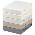 TOPPER-SPANNLEINTUCH 180/220 cm Jersey  - Creme, KONVENTIONELL, Textil (180/220cm) - Novel