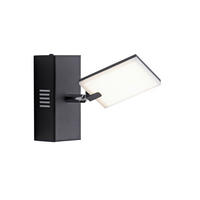 LED-STRAHLER 20/7.5/9.7 cm   - Schwarz, Design, Kunststoff/Metall (20/7.5/9.7cm) - Neuhaus PURE
