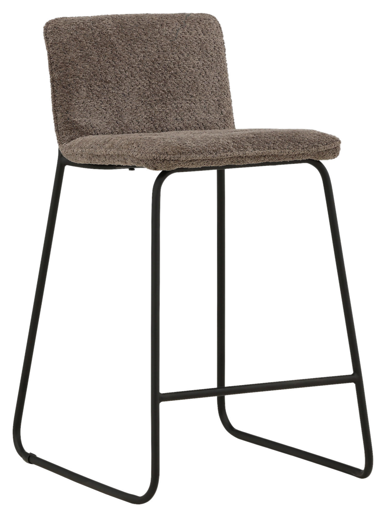 BARHOCKER-SET Schwarz, Dunkelgrau Stahl  - Dunkelgrau/Schwarz, Design, Kunststoff/Textil (41/84/50cm) - Livetastic