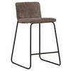 BARHOCKER-SET Schwarz, Dunkelgrau Stahl  - Dunkelgrau/Schwarz, Design, Kunststoff/Textil (41/84/50cm) - Livetastic