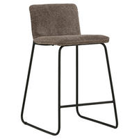 BARHOCKER-SET Schwarz, Dunkelgrau Stahl  - Dunkelgrau/Schwarz, Design, Kunststoff/Textil (41/84/50cm) - Livetastic