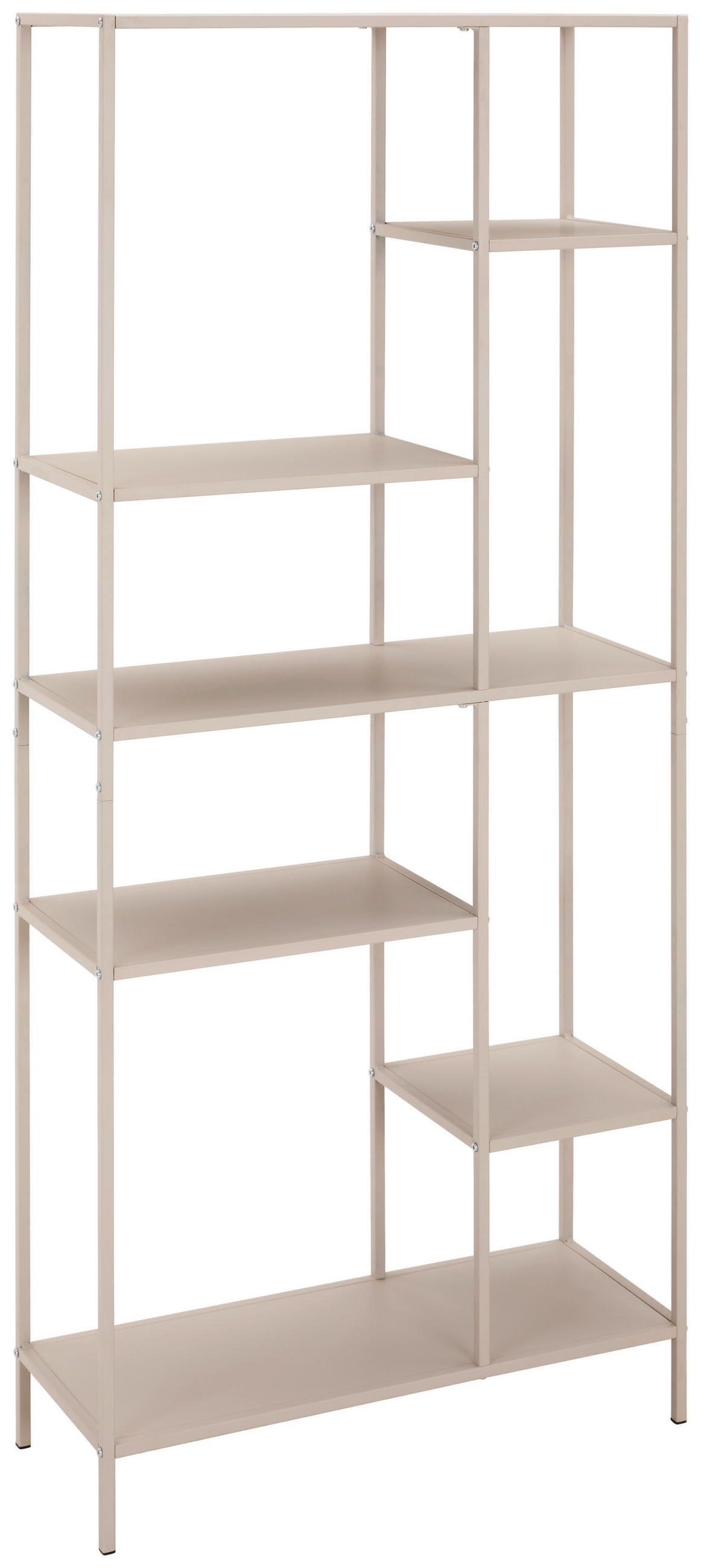 STANDREGAL Hellbraun  - Hellbraun, Basics, Metall (78/175/30cm) - Xora