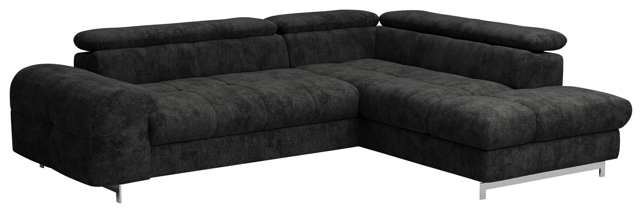 Livetastic ROHOVÁ SEDAČKA, textil, černá