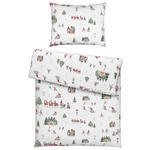 BETTWÄSCHE Flanell 140/200 cm  - Rot/Multicolor, KONVENTIONELL, Textil (140/200cm) - Esposa