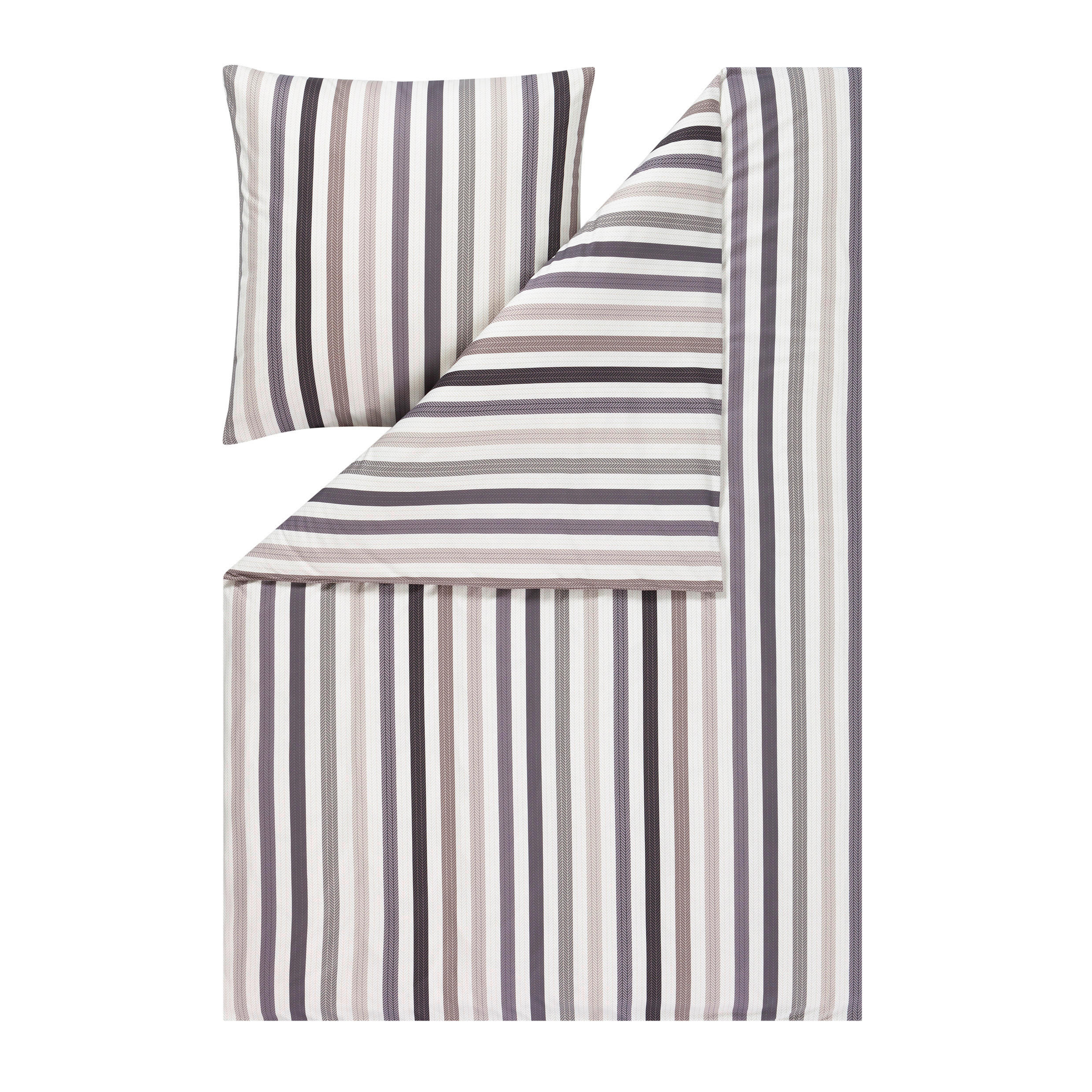 BETTWÄSCHE Atelier Interlock-Jersey 155/220 cm  - Grau, Design, Textil (155/220cm) - Estella