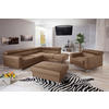 SESSEL Echtleder Hellbraun    - Chromfarben/Hellbraun, Design, Leder/Metall (99/78-92/106cm) - Livetastic