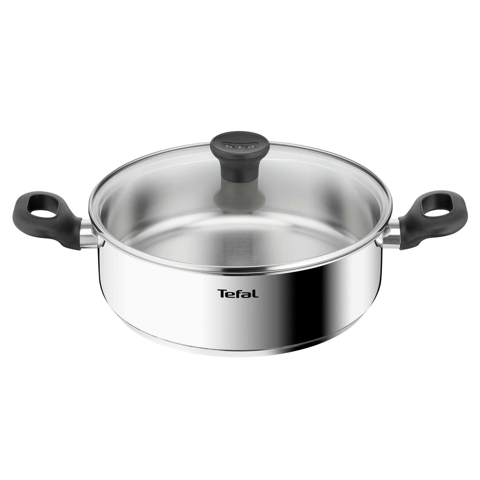 SCHMORPFANNE Duetto Silitan®-Antihaftbeschichtung  - Edelstahlfarben, Basics, Metall (38,7/10/25,6cm) - Tefal