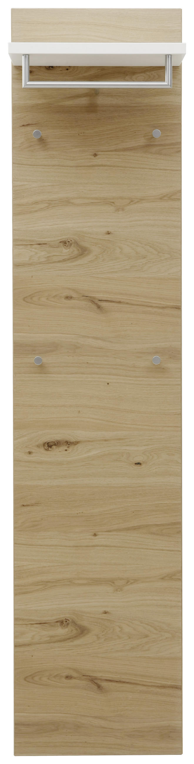 GARDEROBNI PANEL - barve hrasta/bela, Design, leseni material/les (42/183/27cm) - Dieter Knoll
