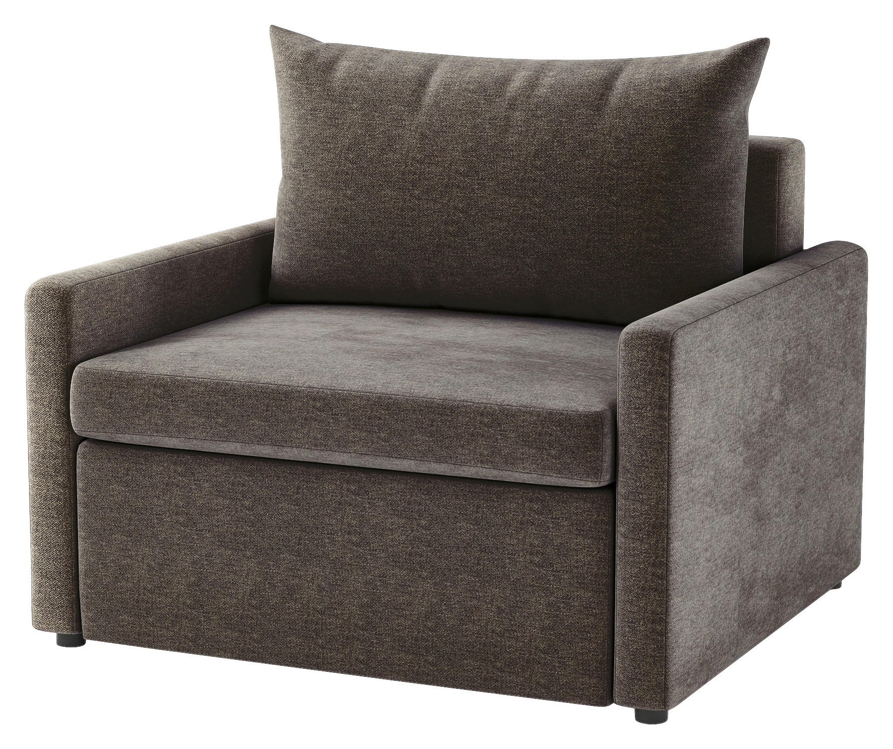 SCHLAFSESSEL COLOGNE in Flachgewebe Braun  - Schwarz/Braun, Design, Kunststoff/Textil (92/89/103cm) - MID.YOU