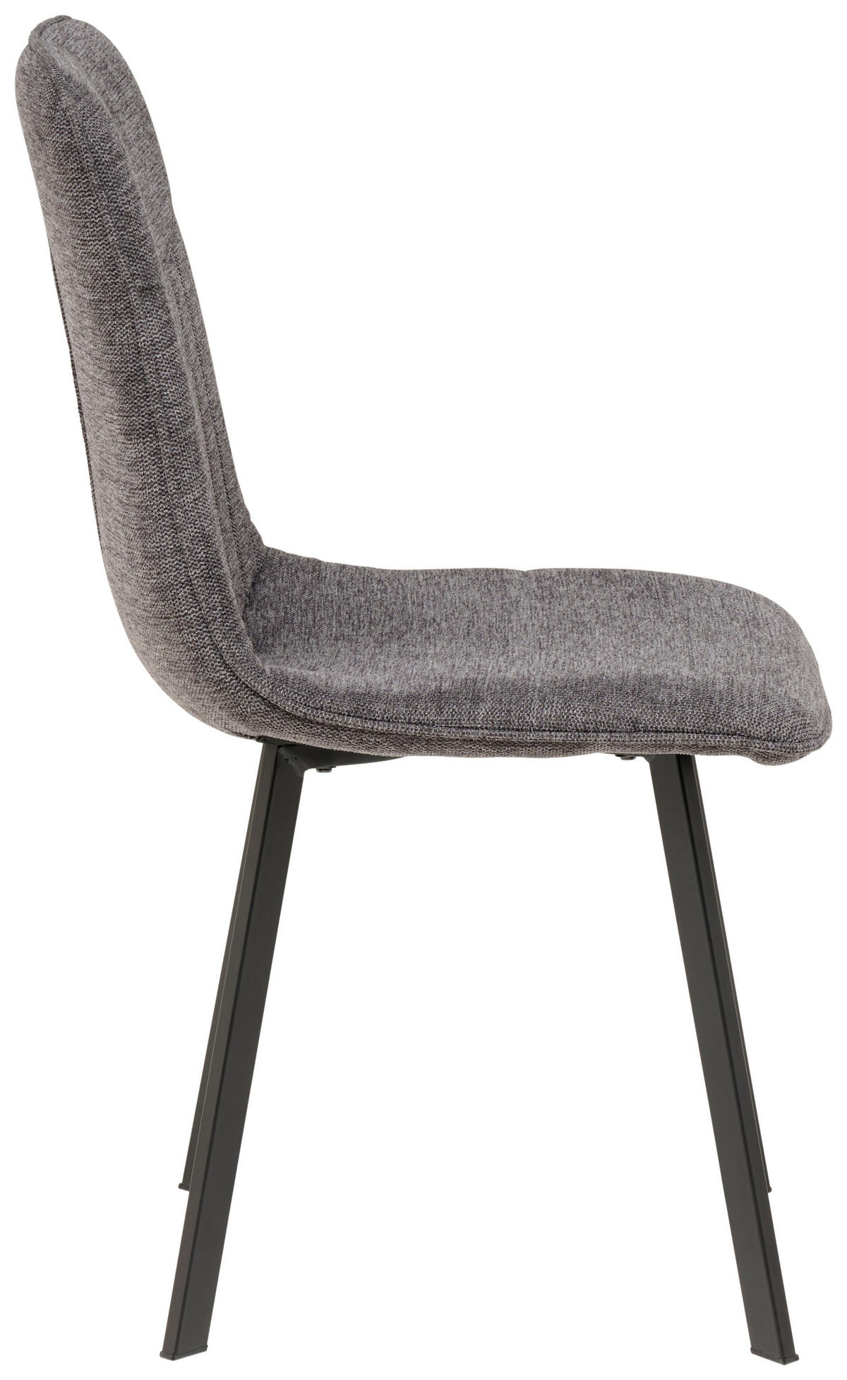 TISCHGRUPPE Metall, Textil, Holzwerkstoff Grau  - Grau, Konventionell, Holzwerkstoff/Textil (140/46/75/88/80/57cm) - MID.YOU