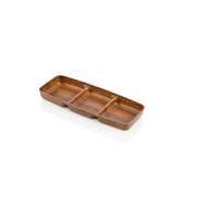 KÍNÁLÓTÁL    - barna, Basics, műanyag (10/2,7/26cm)