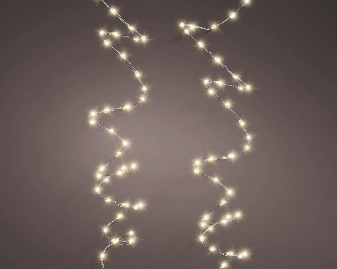 Ghirlandă Luminoasă 1200,00 cm  - argintiu/alb, Basics (1200,00cm)
