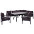 Loungegarnitur 17-teilig - Anthrazit/Grau, Design, Kunststoff/Textil (259/199cm) - Amatio Loungegarnitur 17-teilig - Anthrazit/Grau, Design, Kunststoff/Textil (259/199cm) - Amatio