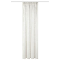 FERTIGVORHANG  halbtransparent   140/160 cm  - Weiß, Basics, Textil (140/160cm)
