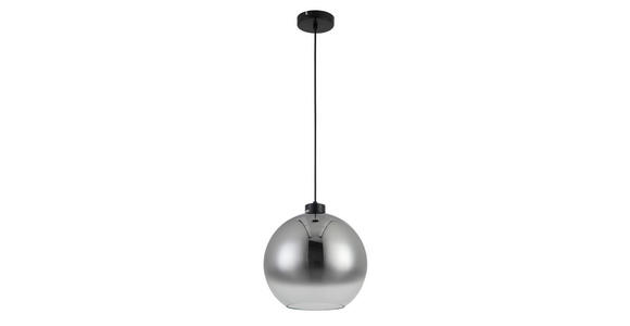 HÄNGELEUCHTE Smokey 30/120 cm   - Chromfarben/Anthrazit, LIFESTYLE, Glas/Metall (30/120cm) - Dieter Knoll