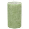 STUMPENKERZE 10/18 cm  - Olivgrün, Basics, Naturmaterialien (10/18cm) - Ambia Home