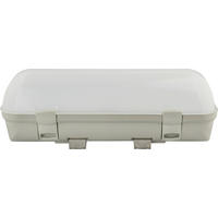 LED-DECKENLEUCHTE Midi 30/10,4/10,4 cm   - Hellgrau, Basics, Kunststoff (30/10,4/10,4cm)