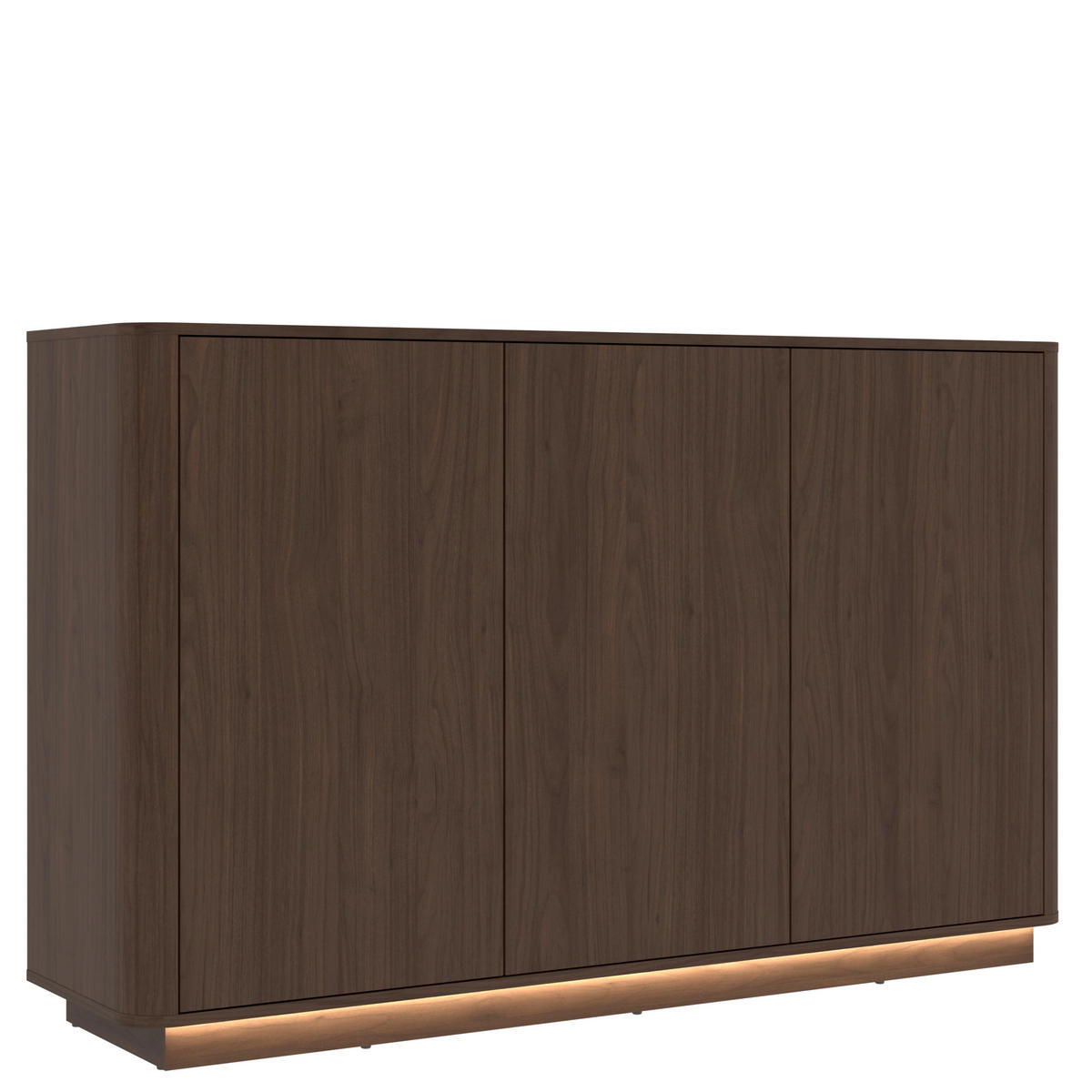 KOMMODE , 164,4/101,2/40 cm,  - Walnussfarben, Design, Holzwerkstoff (164,4/101,2/40cm) - MID.YOU