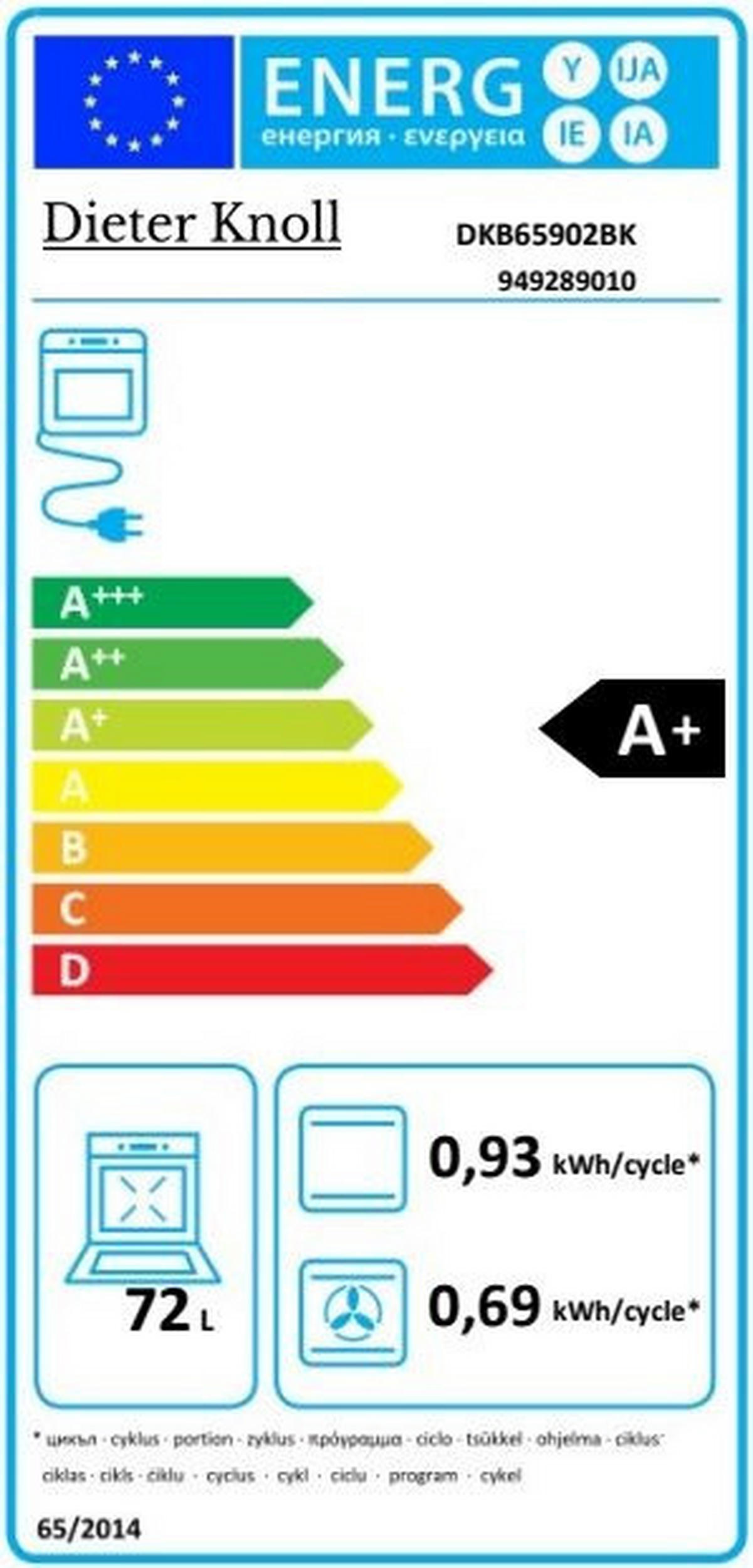 UGRADNA RERNA - crna, Osnovno, metal (59,4/59,5/56,9cm) - Dieter Knoll