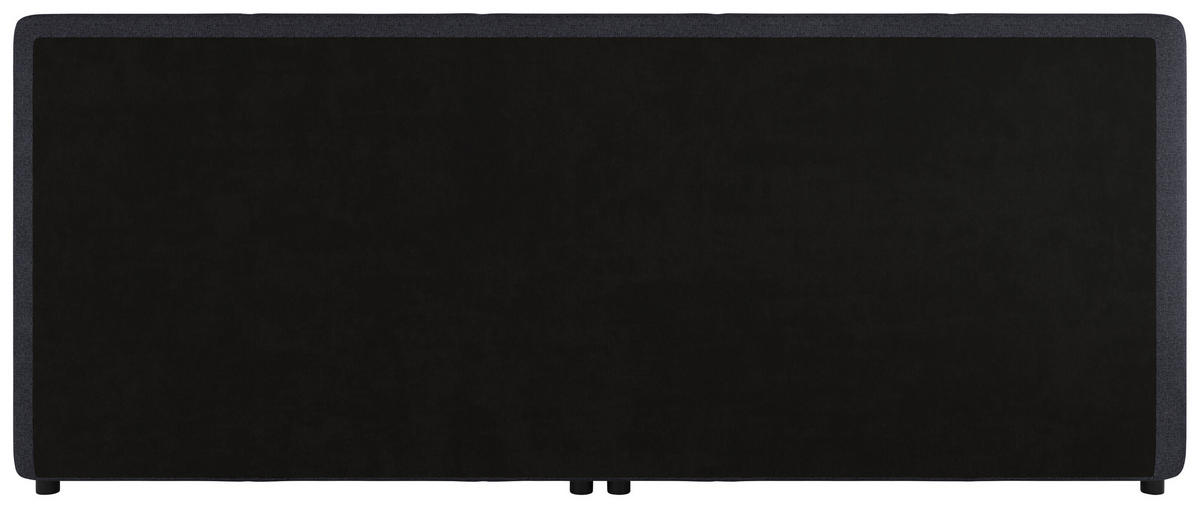 BOXSPRINGBETT 240/200 cm  in Anthrazit  - Anthrazit/Schwarz, MODERN, Karton/Holz (240/200cm) - MID.YOU